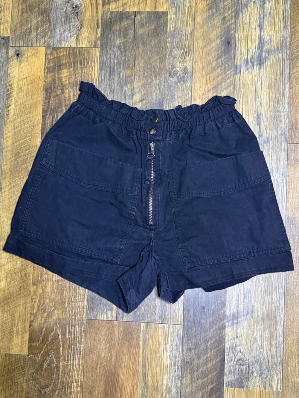 Mable Paper Bag Black Shorts High Waisted Anthropologie size small s